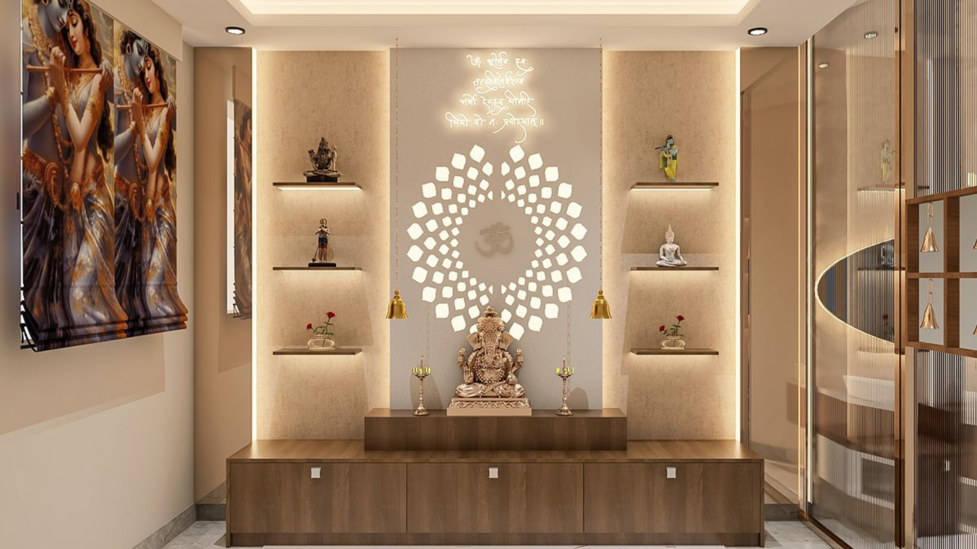 Pooja Room Design 3